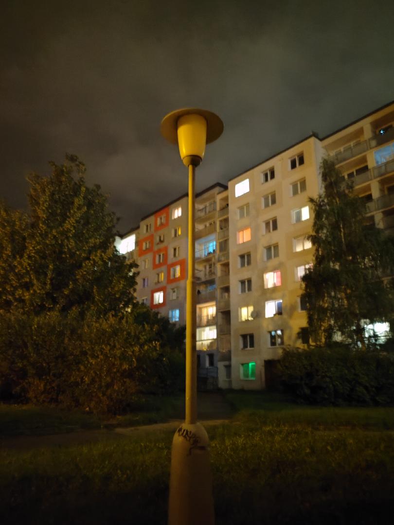 Nefunkční veřejné osvětlení