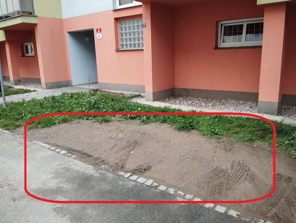 Kostky místo trávníku