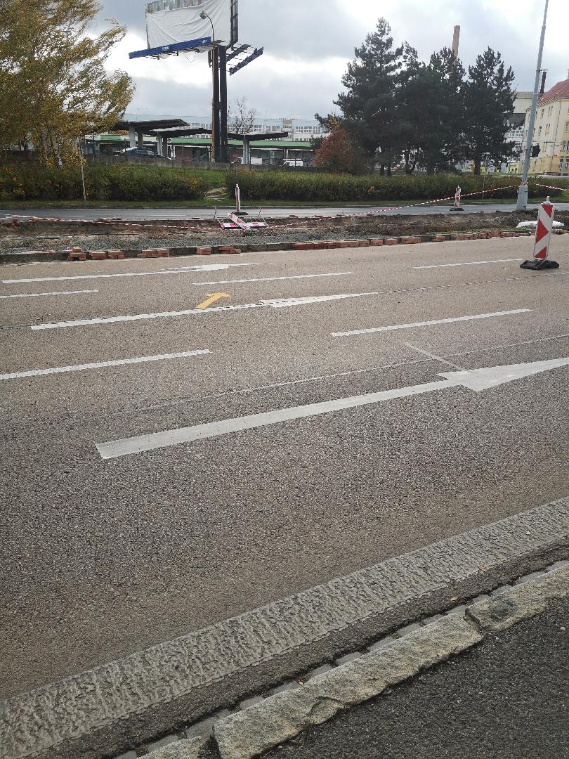 Chybné značení stavby