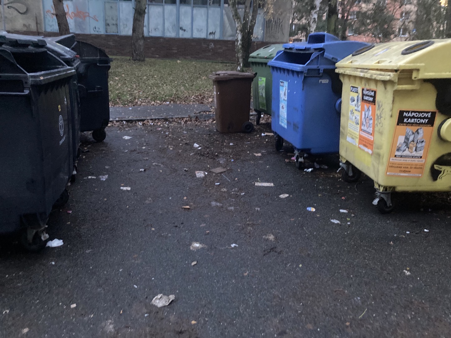 Nepořádek po vývozu