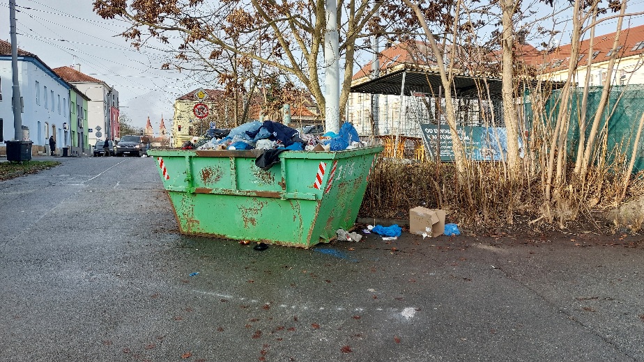 Kontejner bezdomovecké ubykace