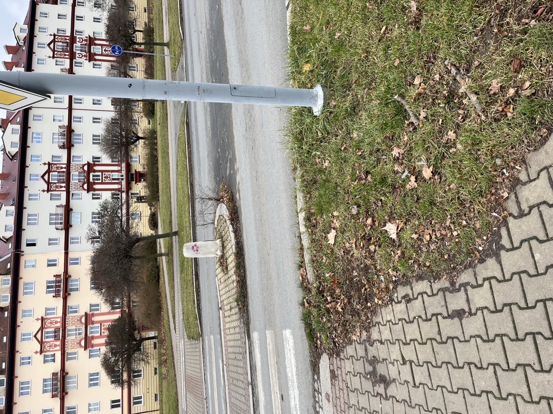 Zanesená silnice/chodník