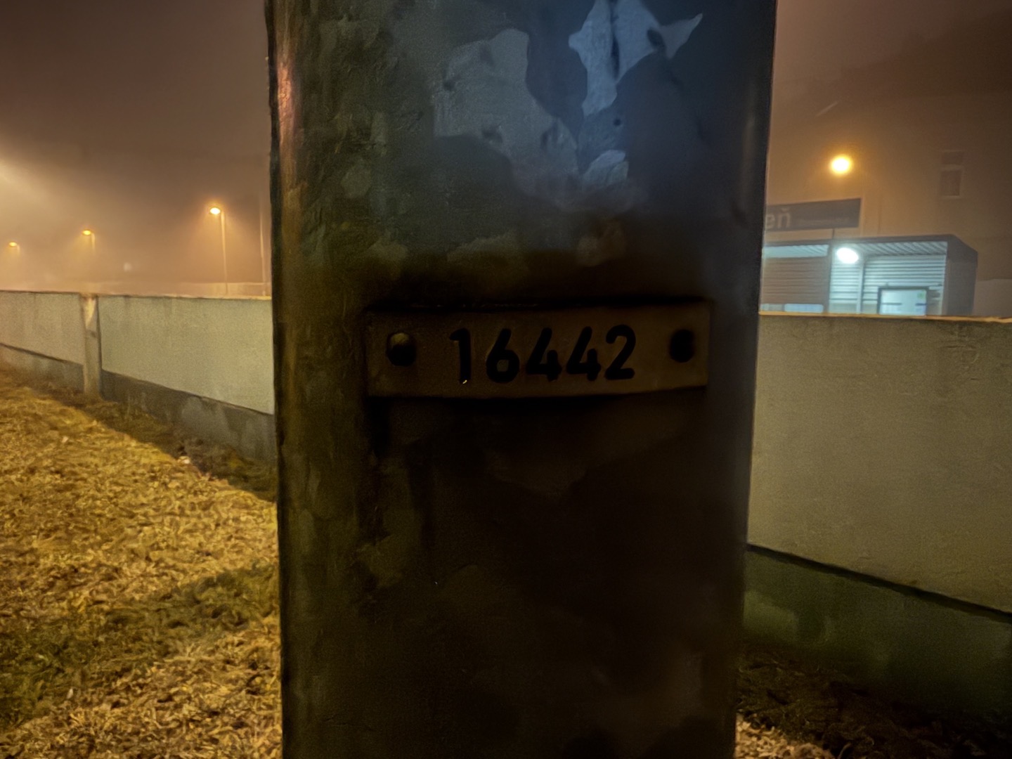 Blikající veřejné osvětlení