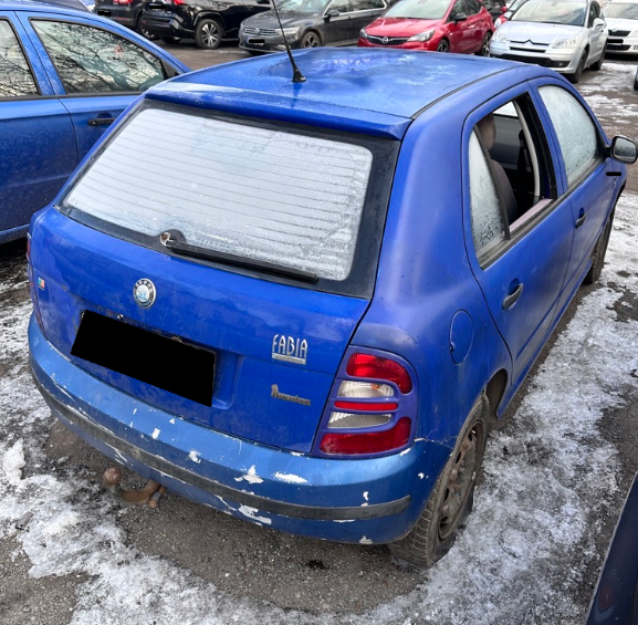Vrak auta Fabia