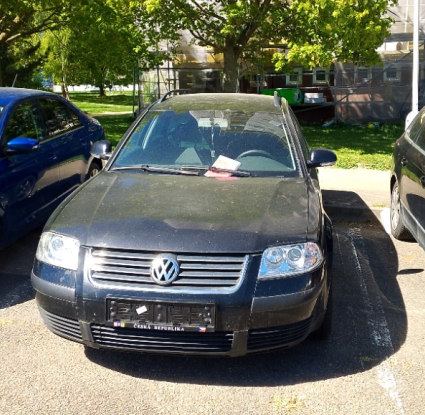 Auto WV bez SPZ