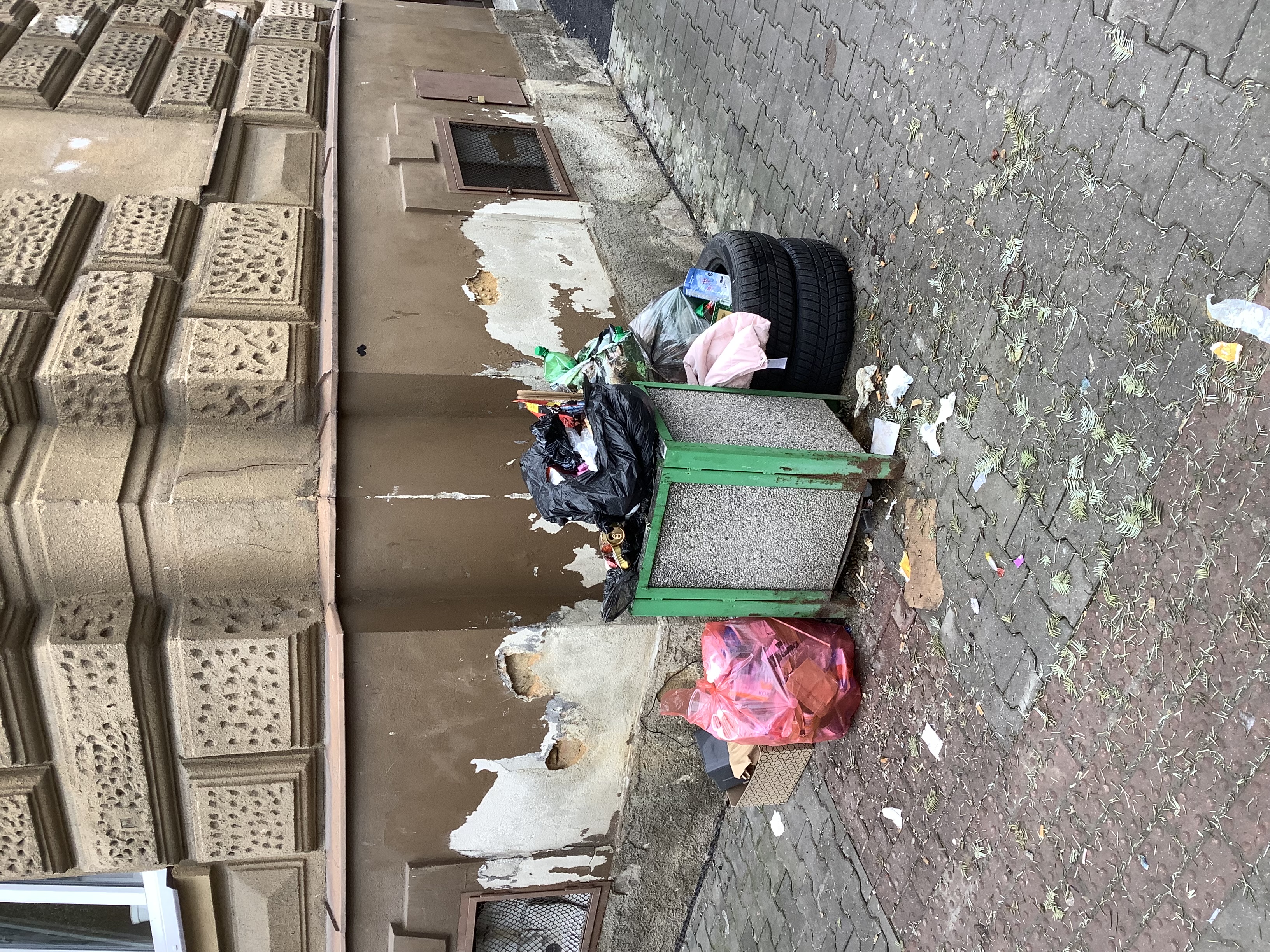 Koš, který nelze použít