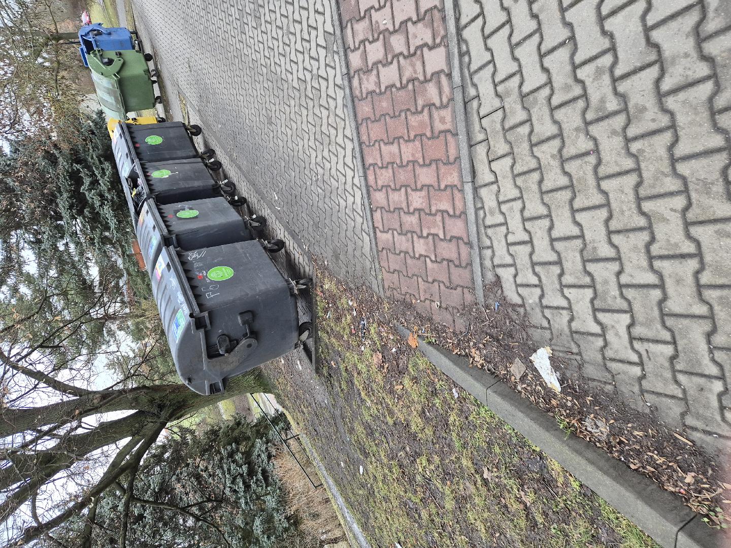 Úklid okolo kontejnerů