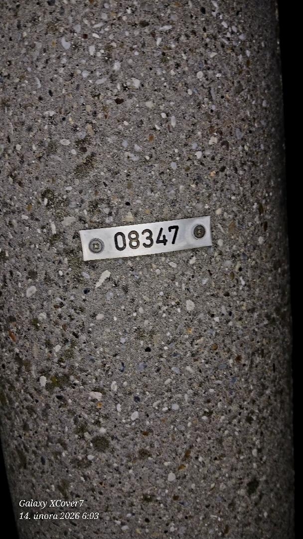 Nefunkční lampa VO