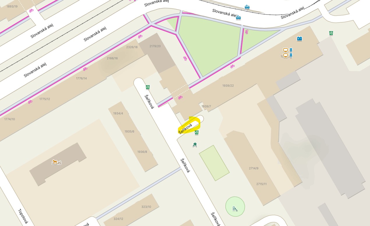 Obnova vodorovného značení