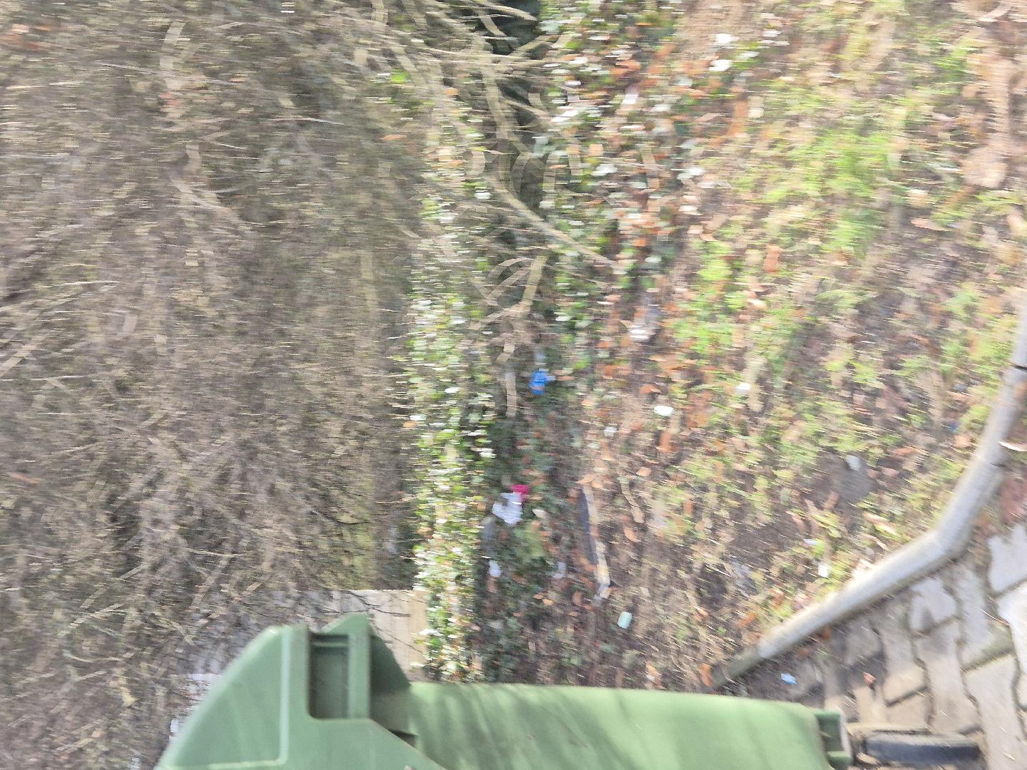 Nepořádek okolo kontejnerů