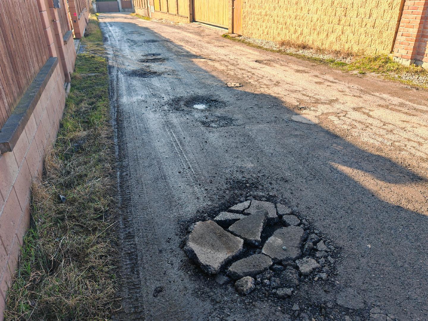 katastrální stav ulice 