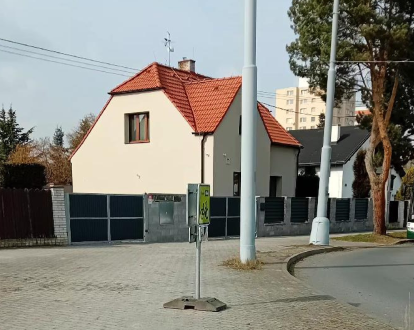 Nevhodné umístění značky