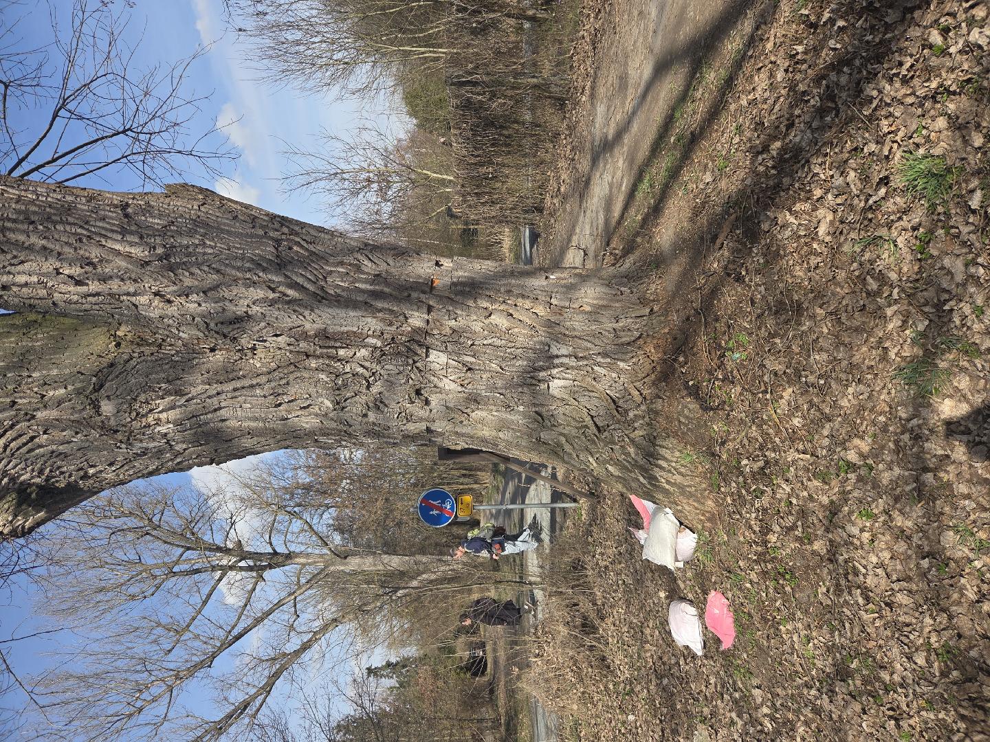 Odpadky na kilometrovce 