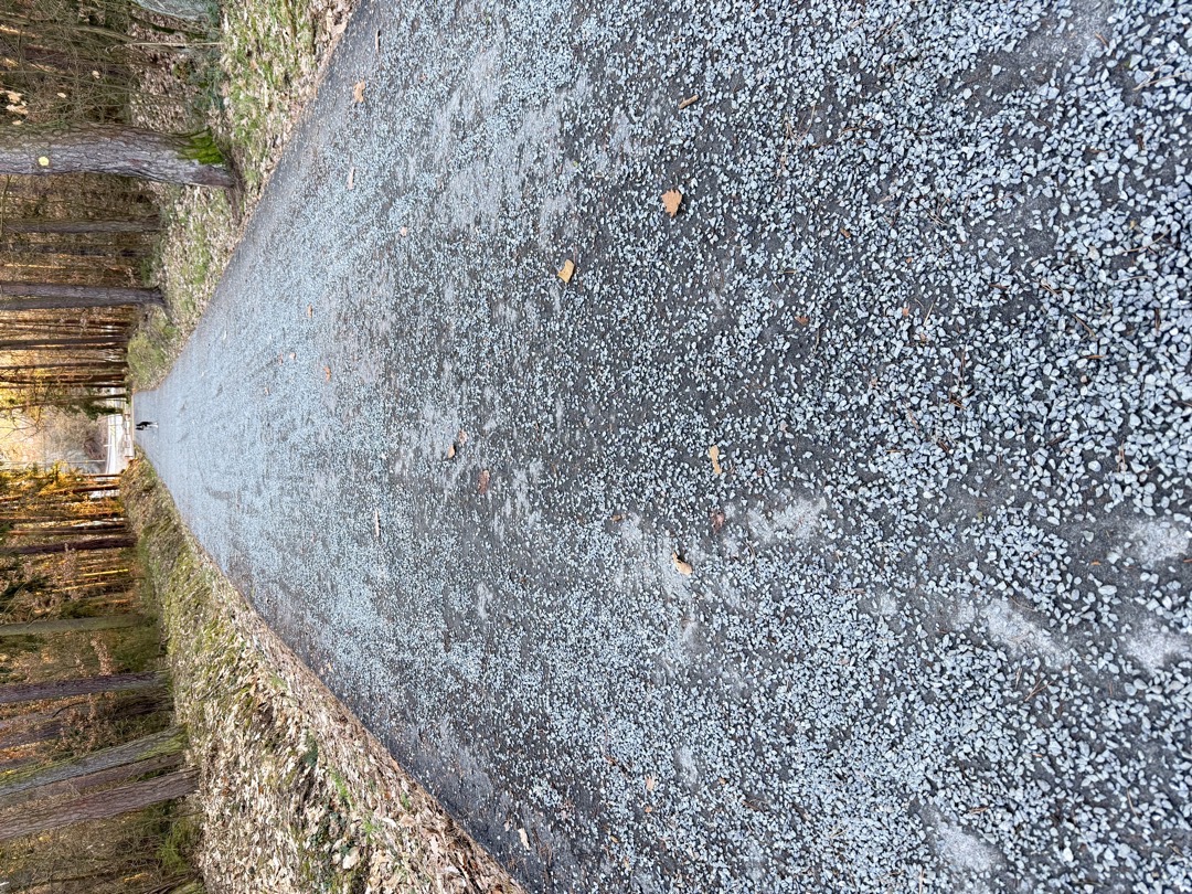 Štěrk na cyklotrase