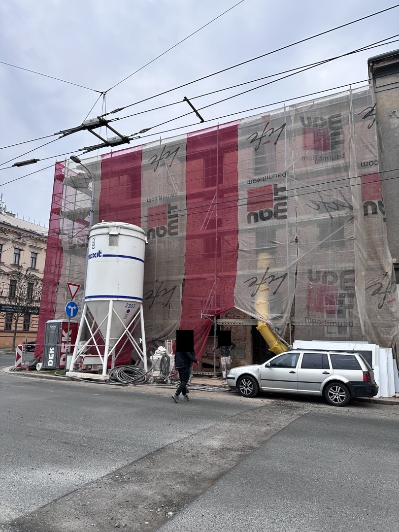 Vyklizení rekonstruovaného domu