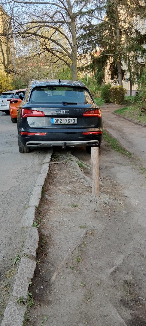 Parkujeme kde se dá.