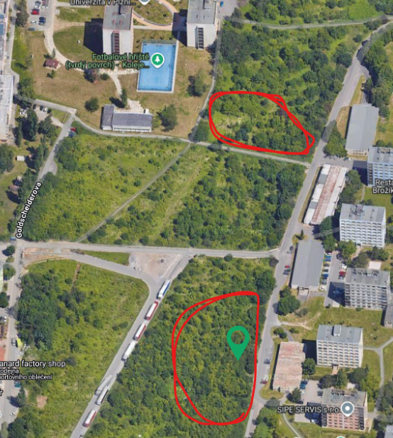 Odpadky podél pěšiny