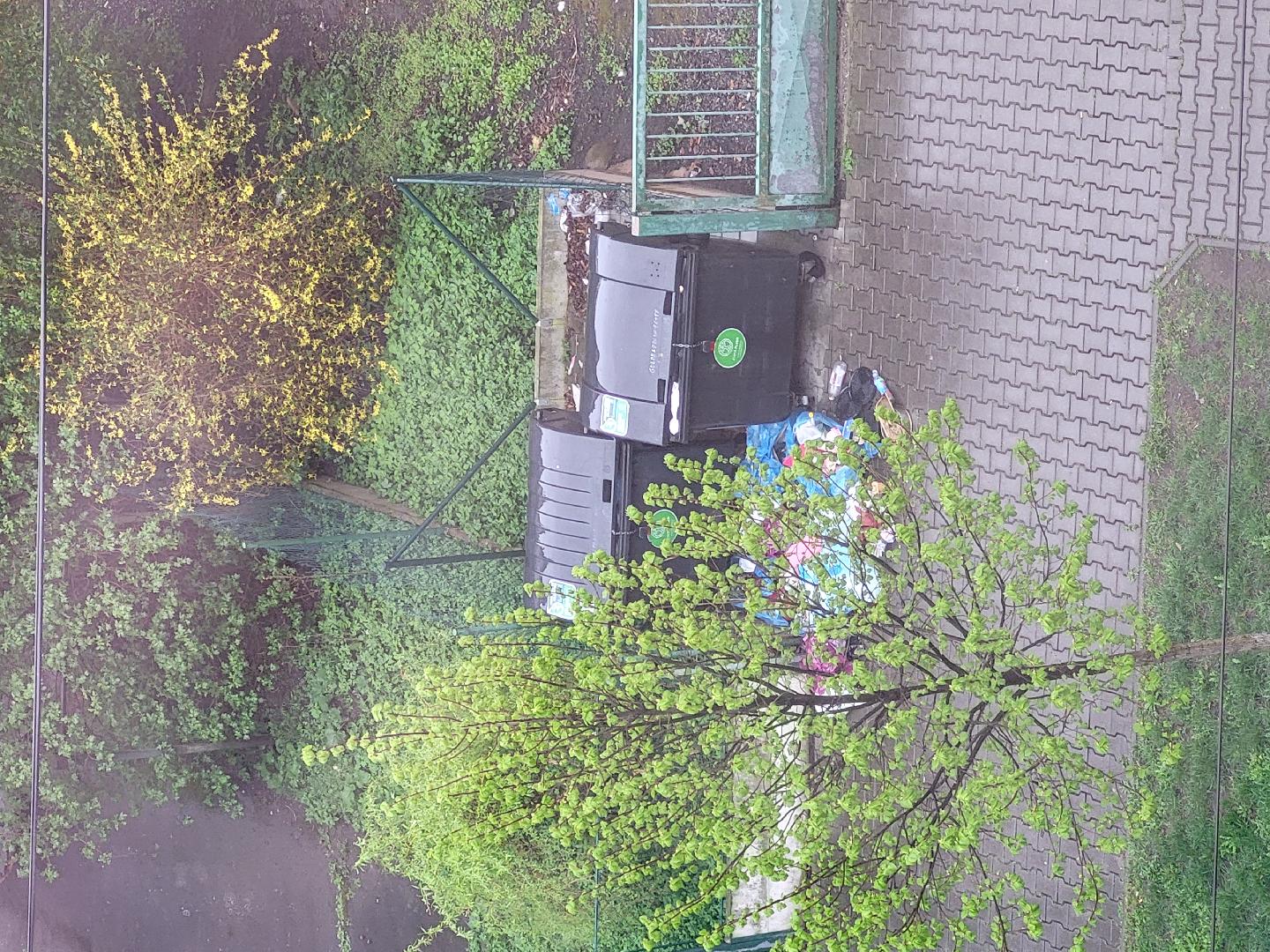 Kontejner mimo odpadky 