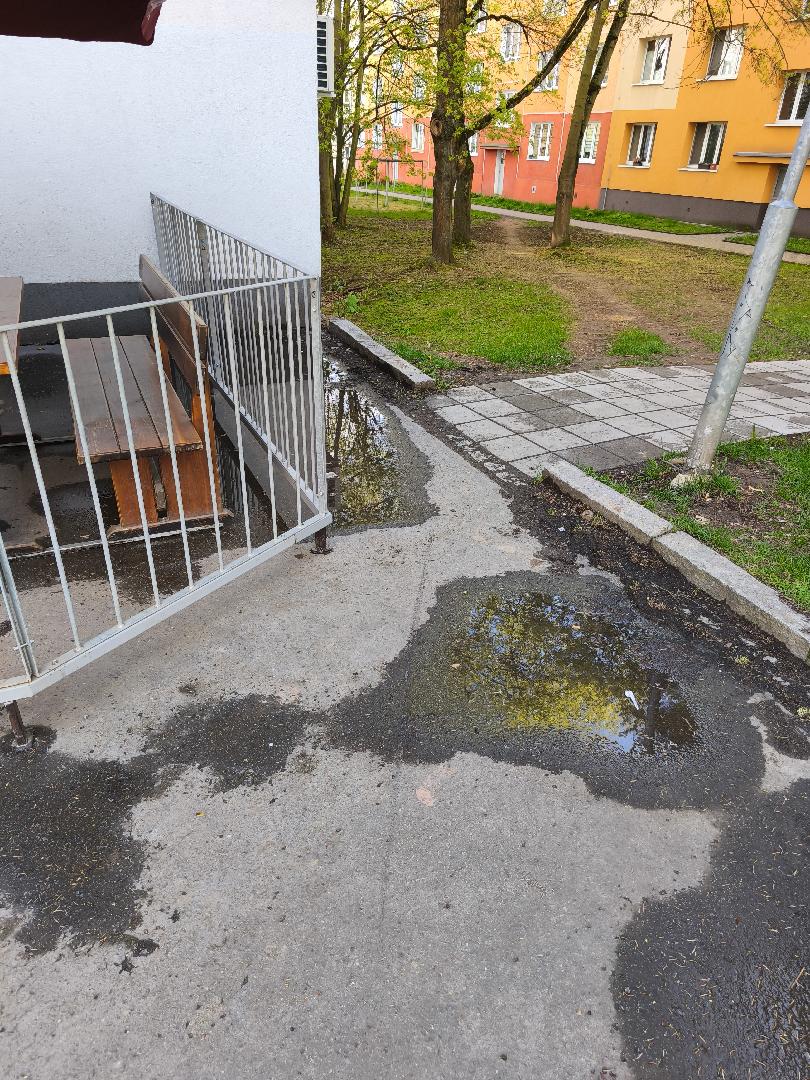 Nedostatečně průchozí chodník