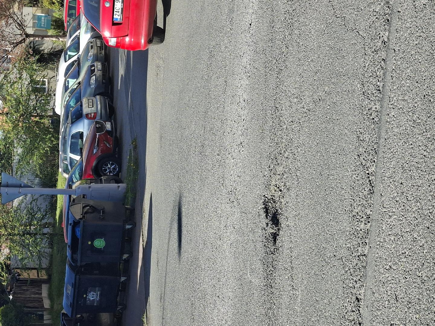 drolící se výtluk