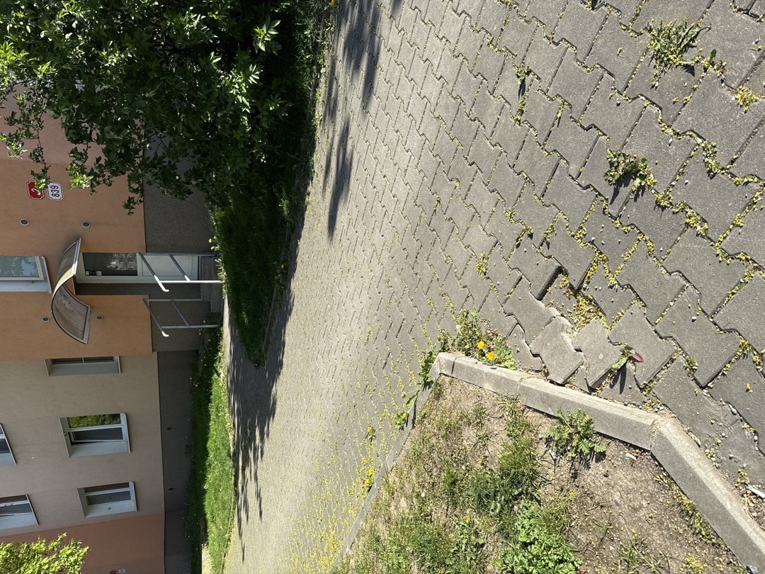 Nebezpečná díra v chodníku