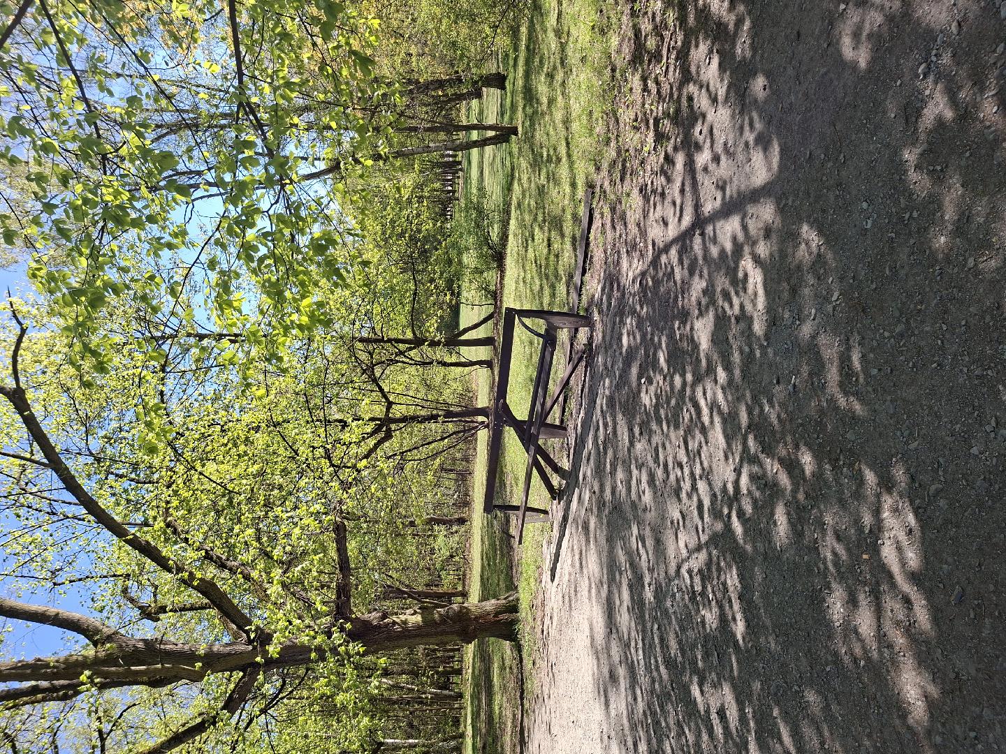 Poškozená lavička