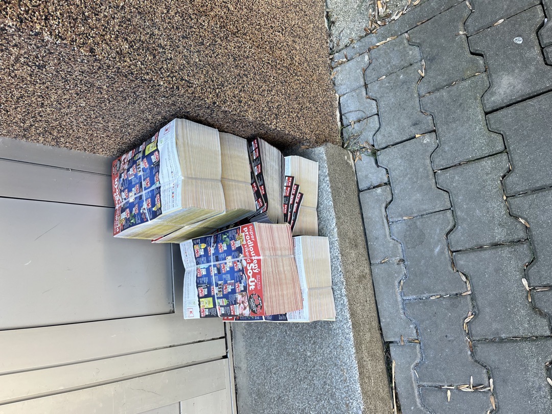 Odložení neroznesených letáků