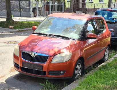 Škoda bez spz