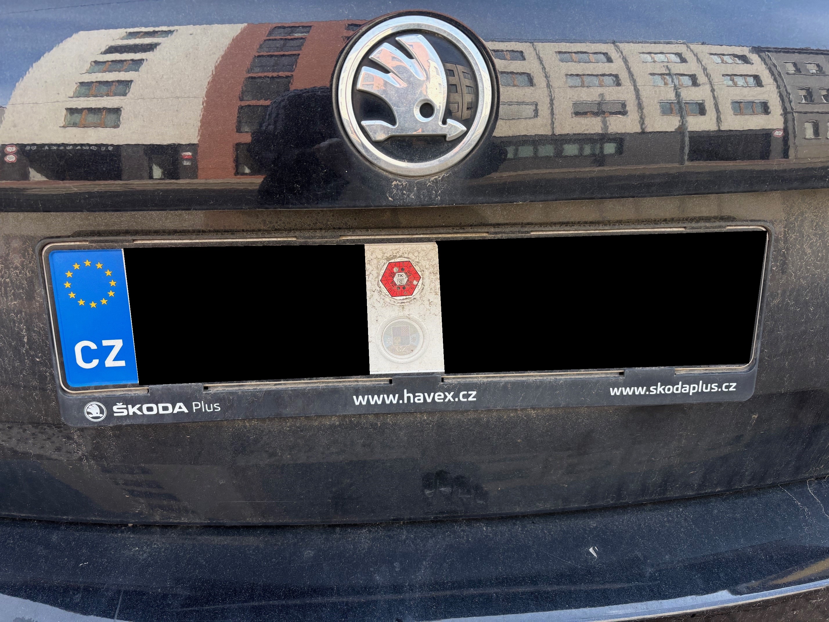 Vrak automobilu Škoda
