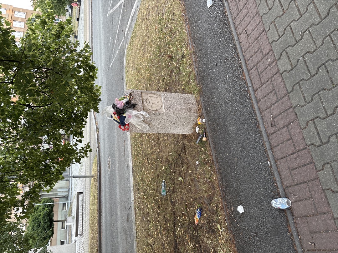 odpadky kolem kose