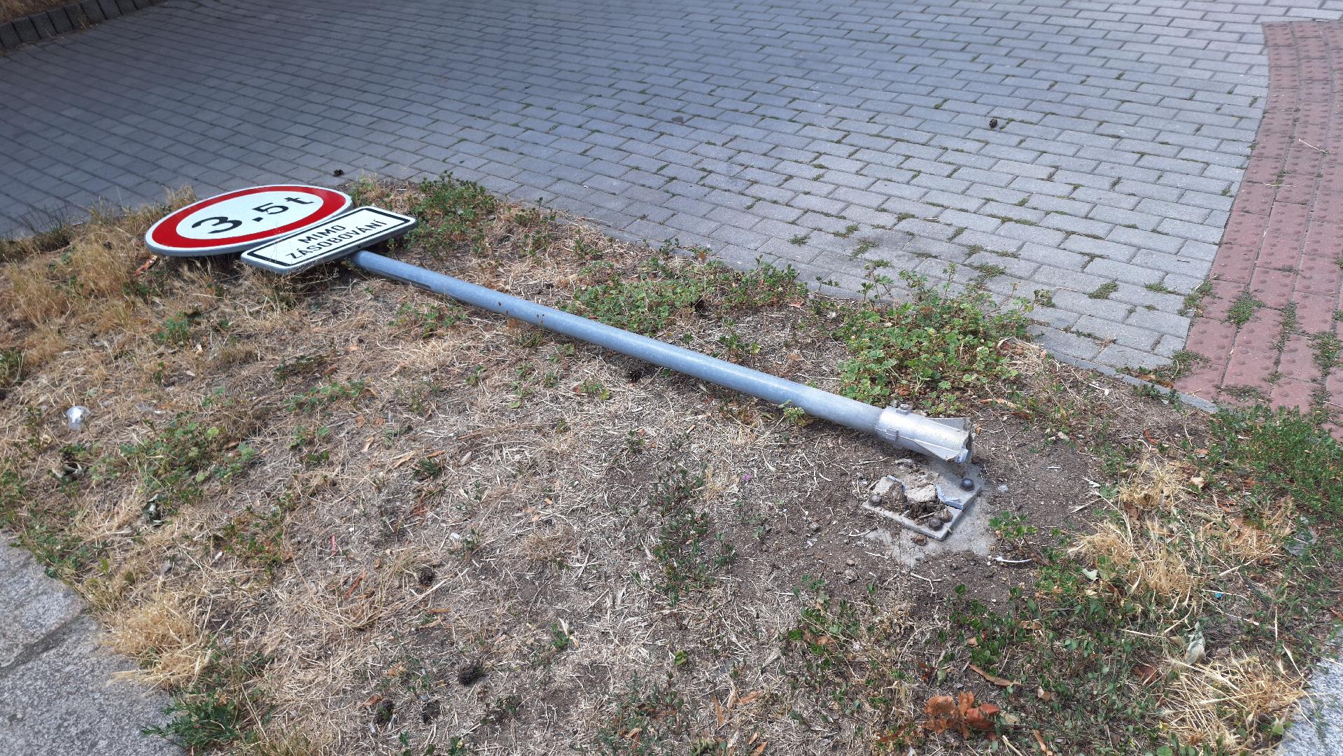 padlá značka