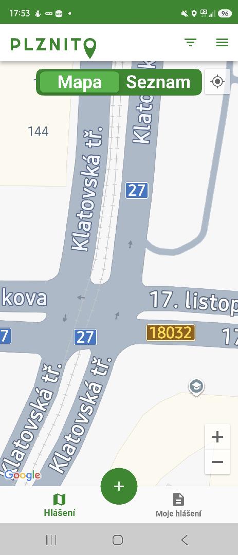 světla na křižovatce