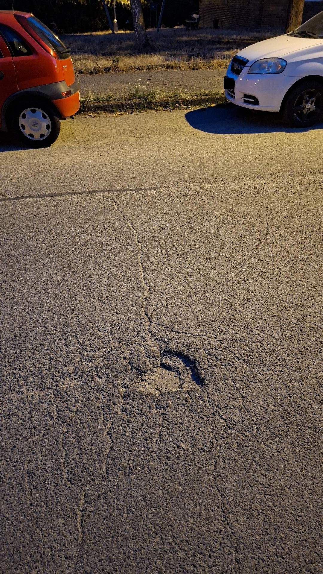 Výtluk v silnici