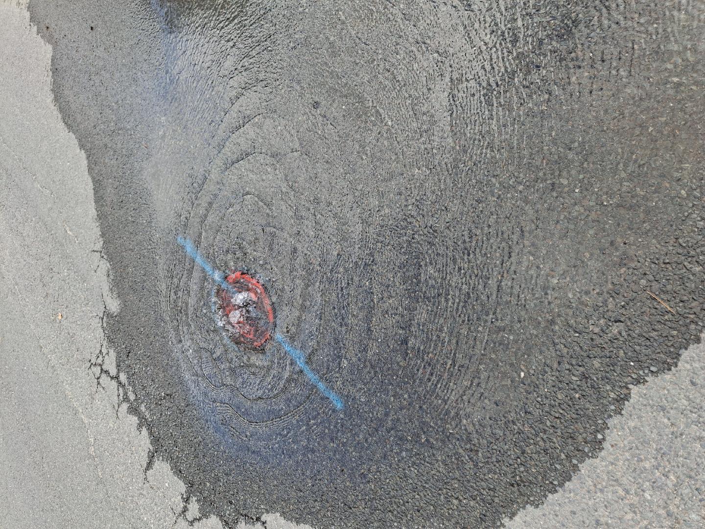 vytok vody z hydrantu