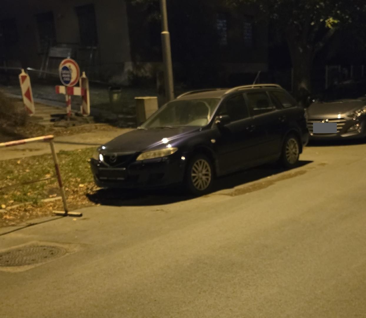 Odstavený vrak bez SPZ