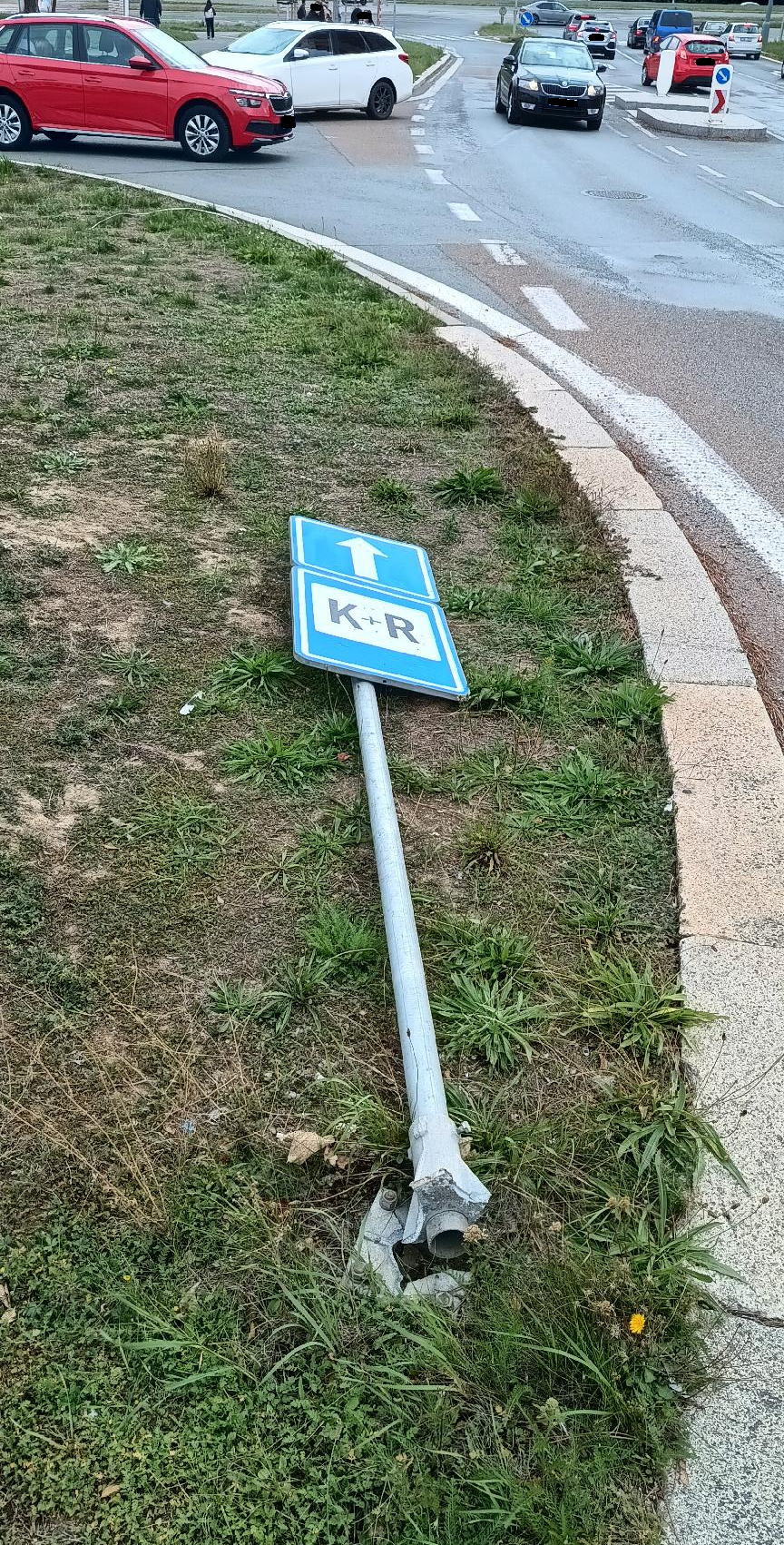 Značka na zemi