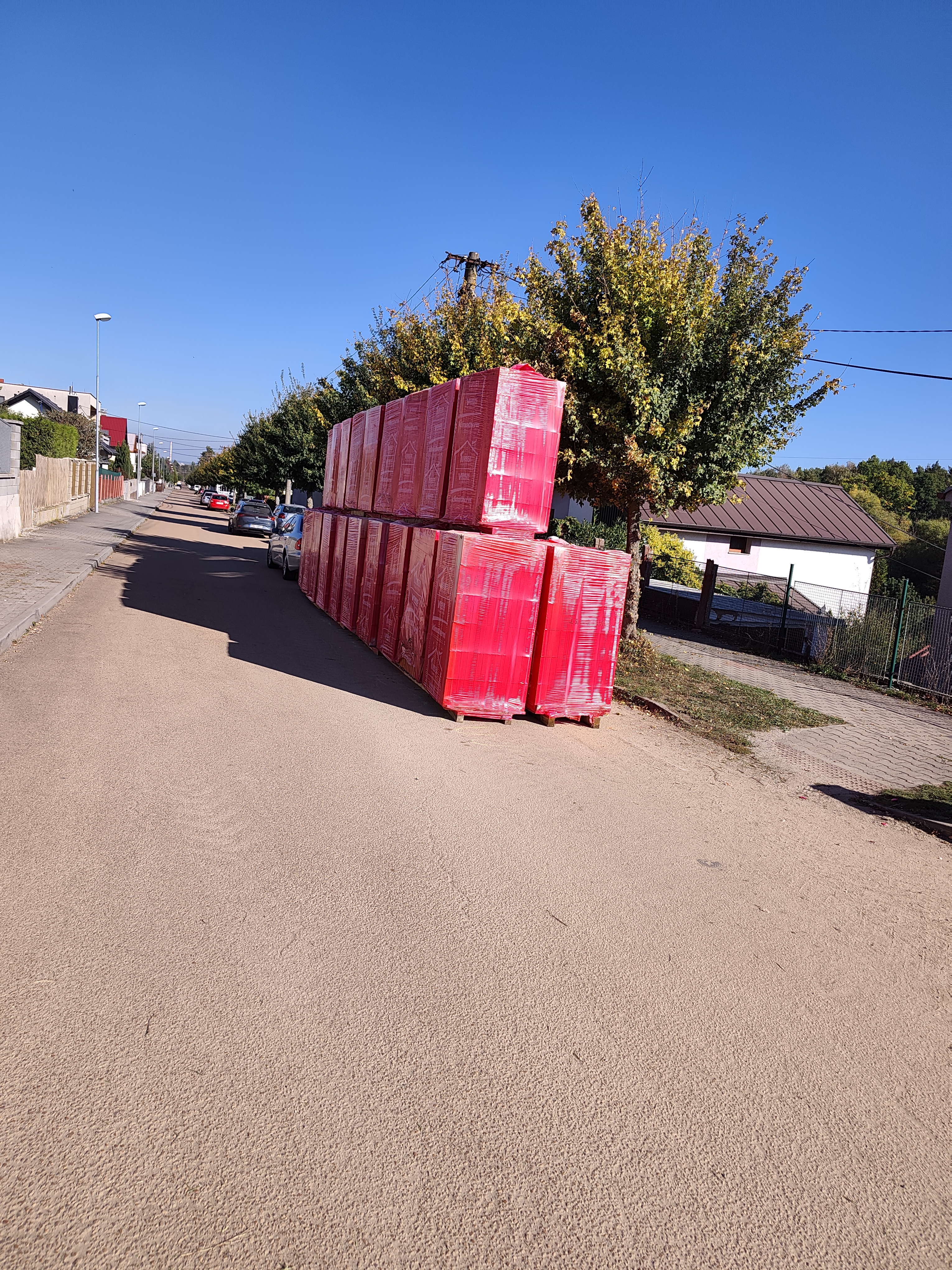 Skládka materiálu