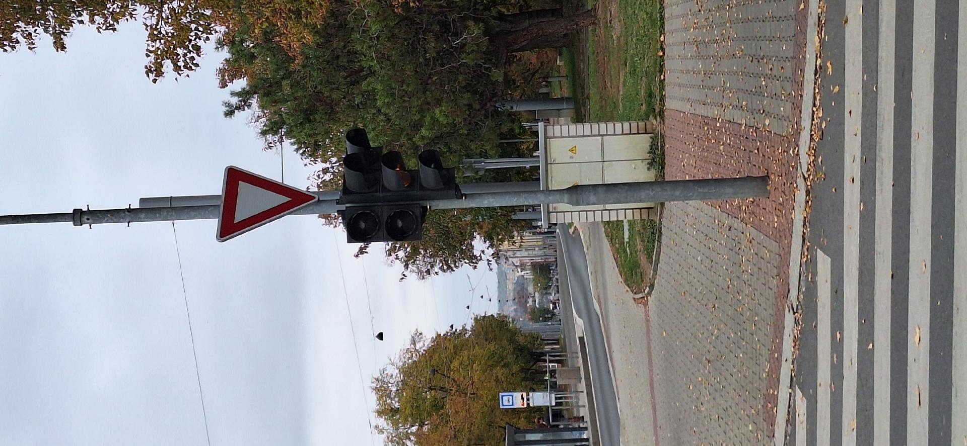 Nefungující semafor
