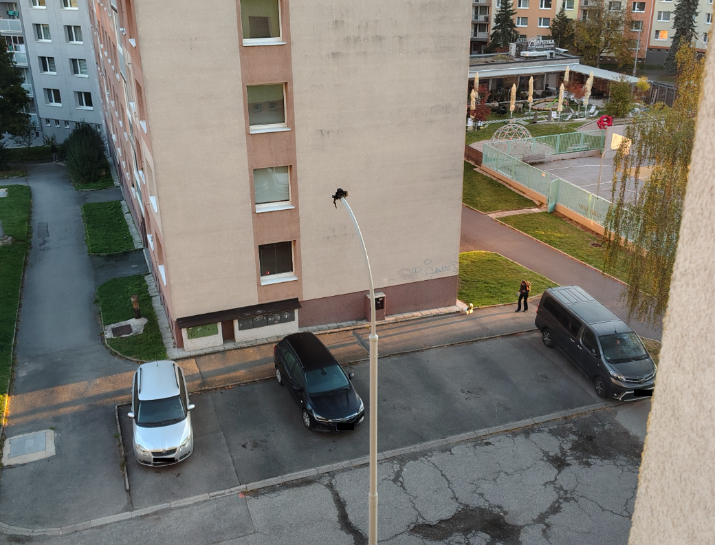 Shořelá lampa
