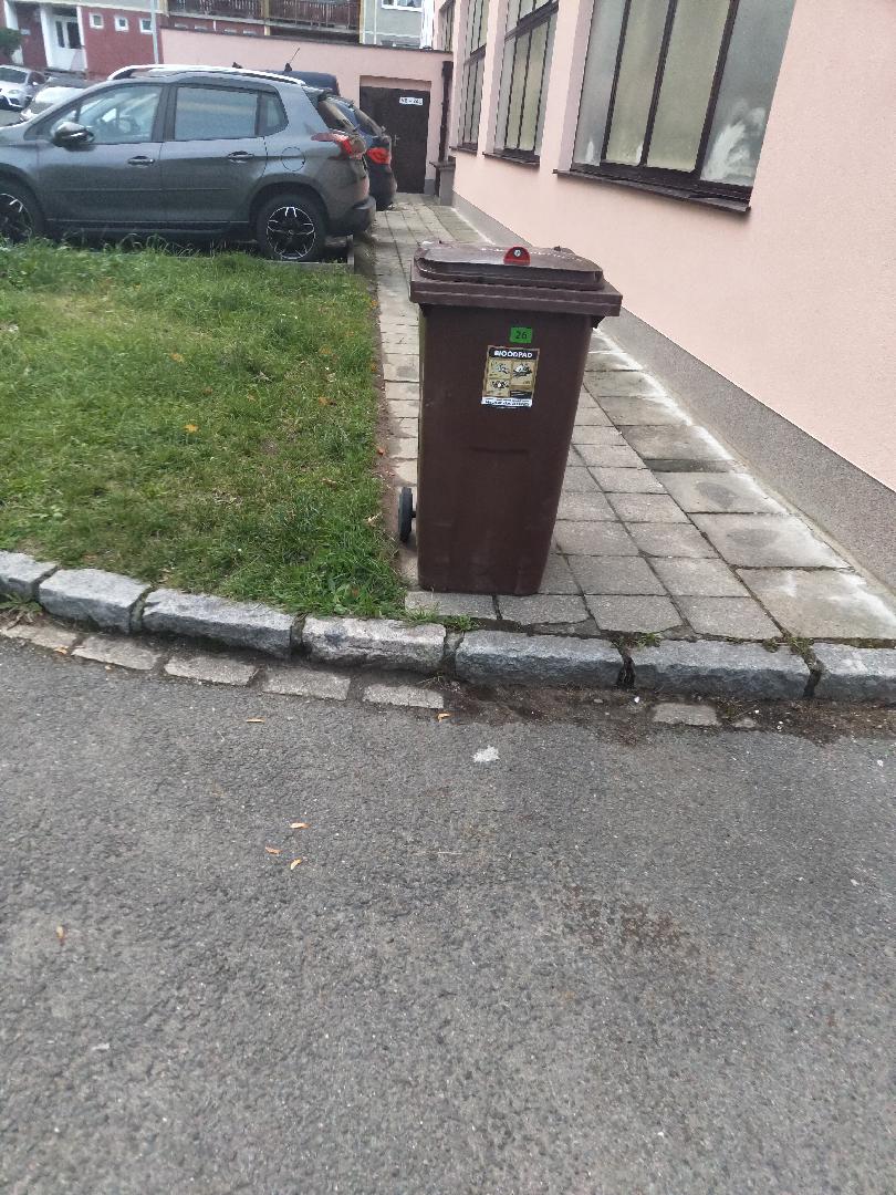 Opuštěná popelnice